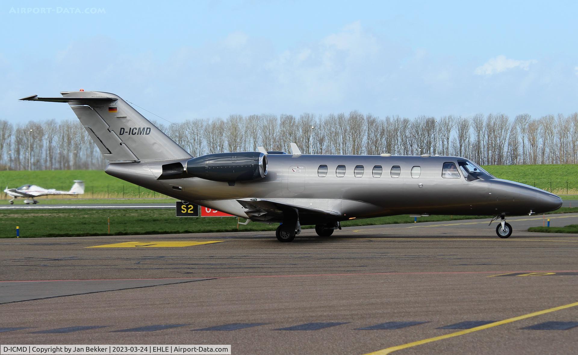 D-ICMD, 2002 Cessna 525A CitationJet CJ2 C/N 525A-0125, Lelystad Airport after arriving from London