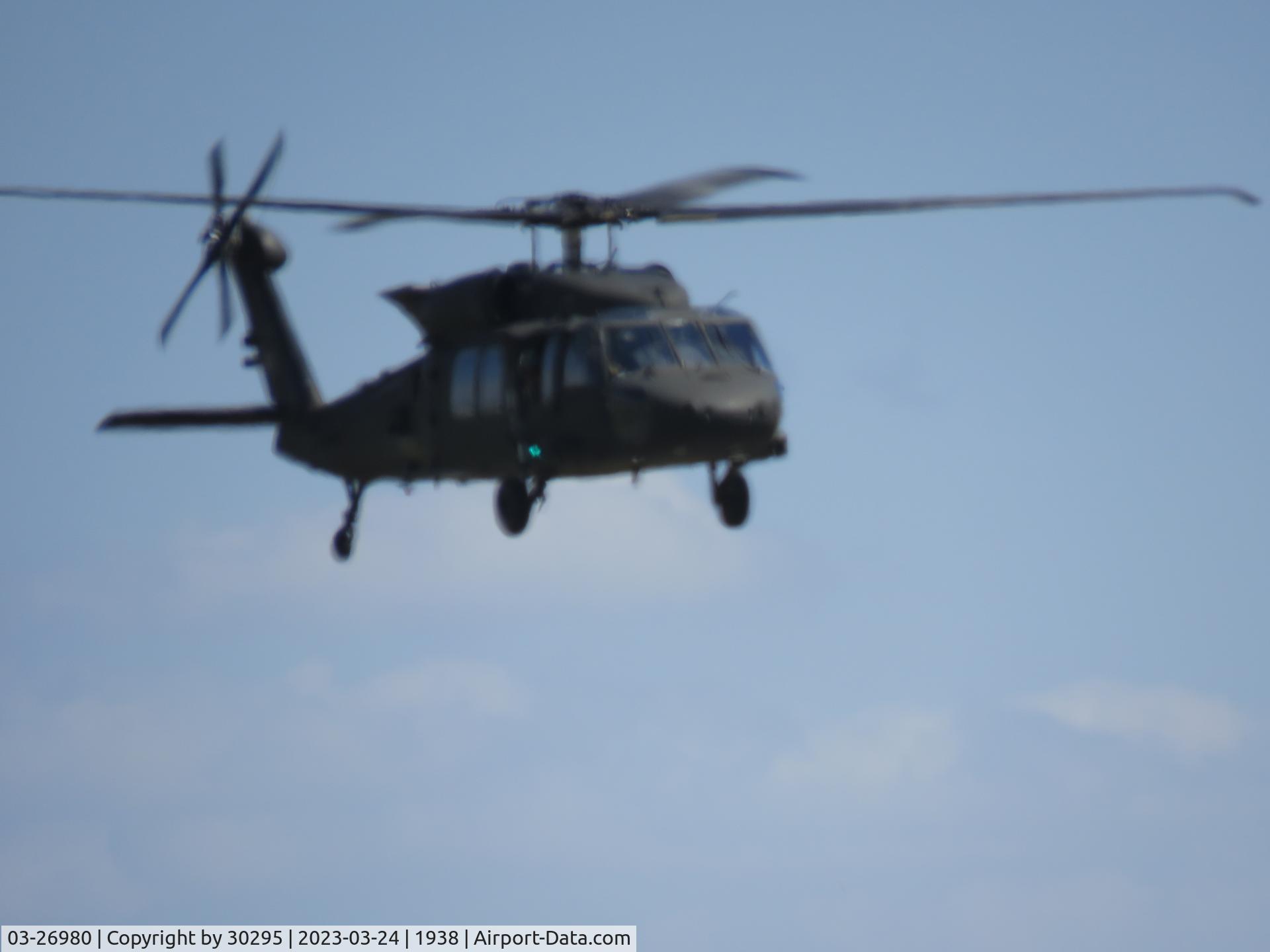 03-26980, Sikorsky UH-60L Black Hawk C/N Not found 03-26980, Over the runway