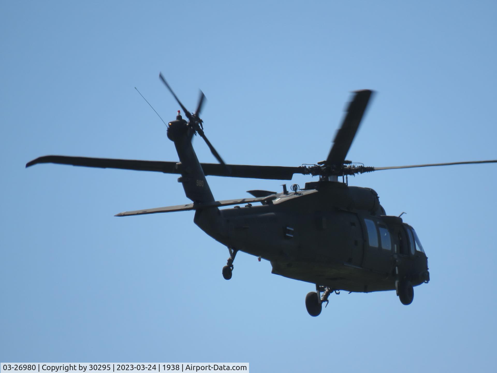 03-26980, Sikorsky UH-60L Black Hawk C/N Not found 03-26980, Out of here