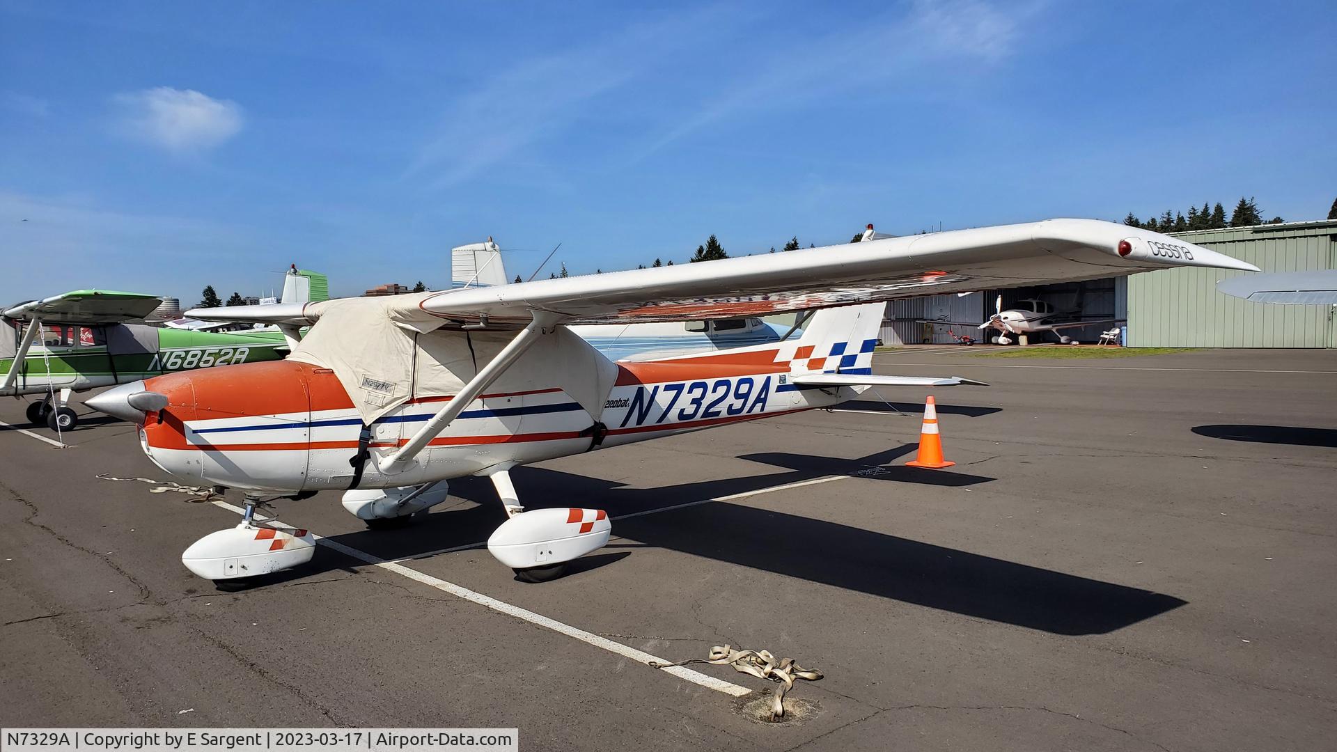 N7329A, 1976 Cessna A150M Aerobat C/N A1500717, At KVUO