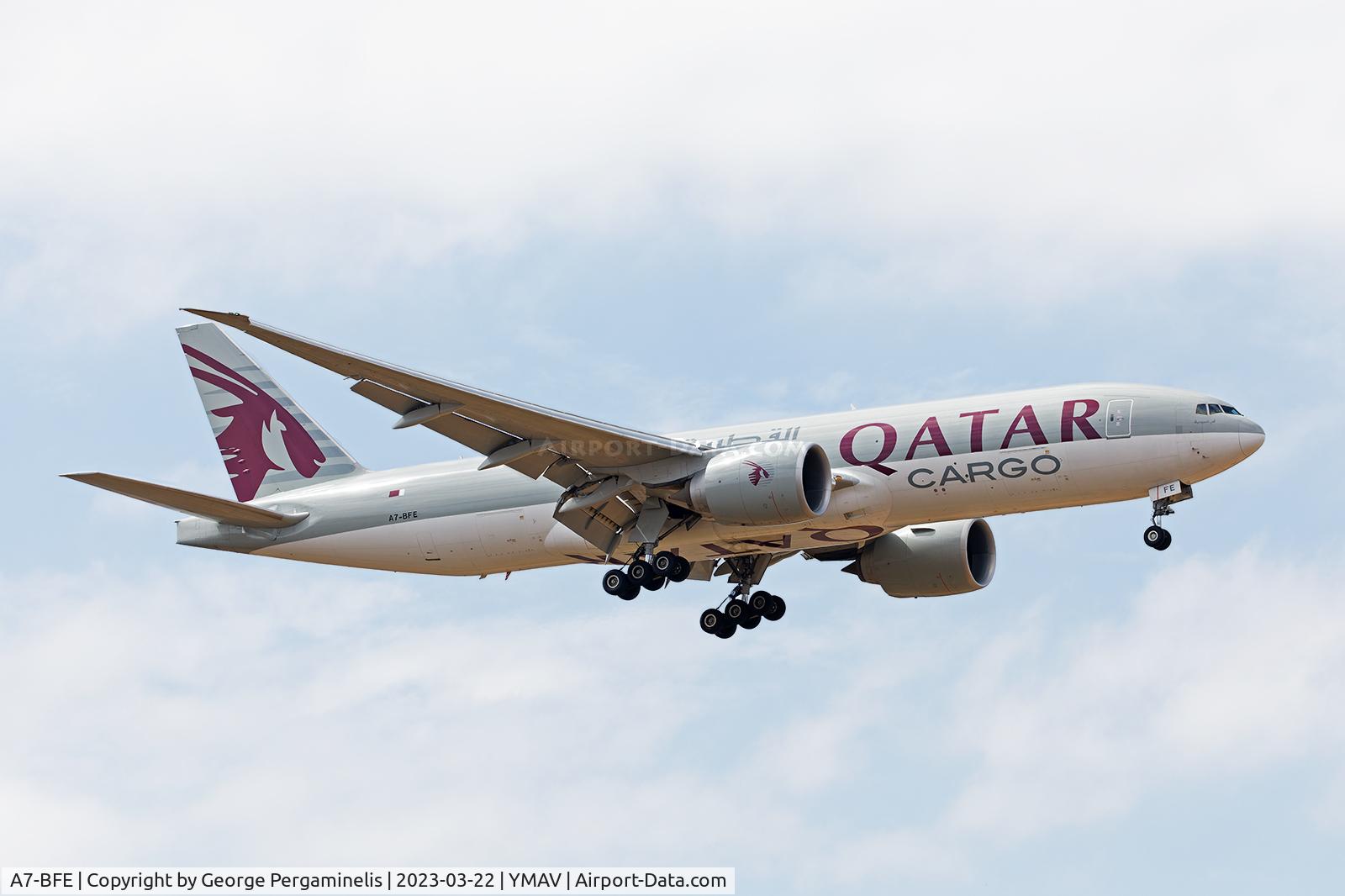 A7-BFE, 2013 Boeing 777-FDZ C/N 39644, Short final, runway 18.