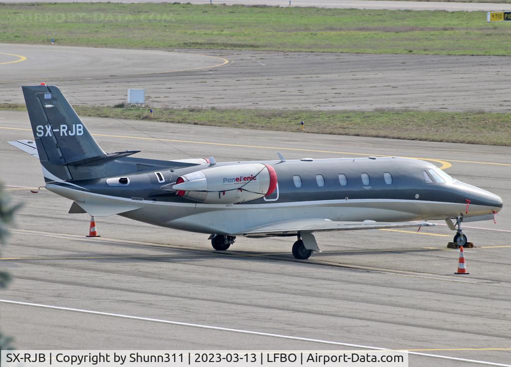 SX-RJB, 2007 Cessna 560XL Citation Excel C/N 560-5701, Parked at the General Aviation area...