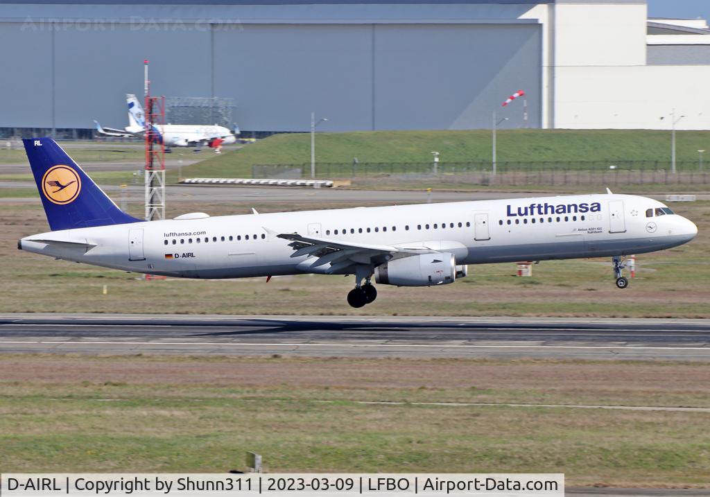 D-AIRL, 1994 Airbus A321-131 C/N 505, Landing rwy 14R