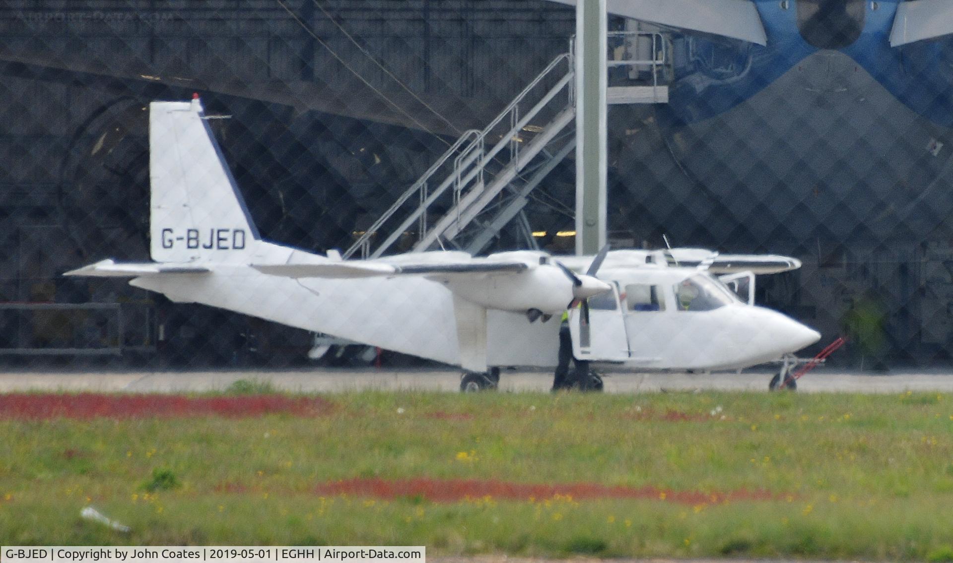 G-BJED, 1981 Pilatus Britten-Norman BN-2T Turbine Islander C/N 2119, At Gama Avn.