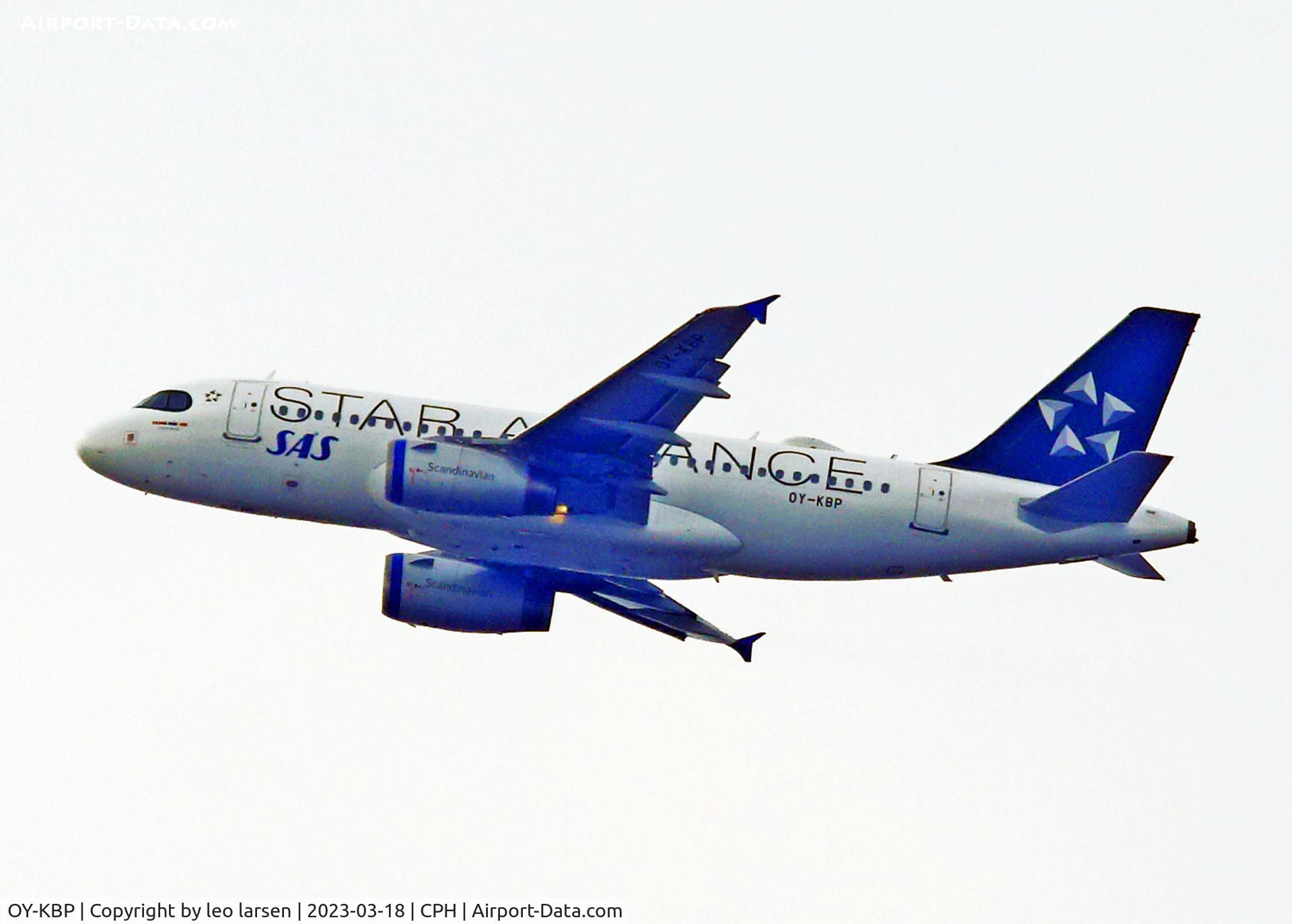 OY-KBP, 2006 Airbus A319-132 C/N 2888, Copenhagen 18.3.2023