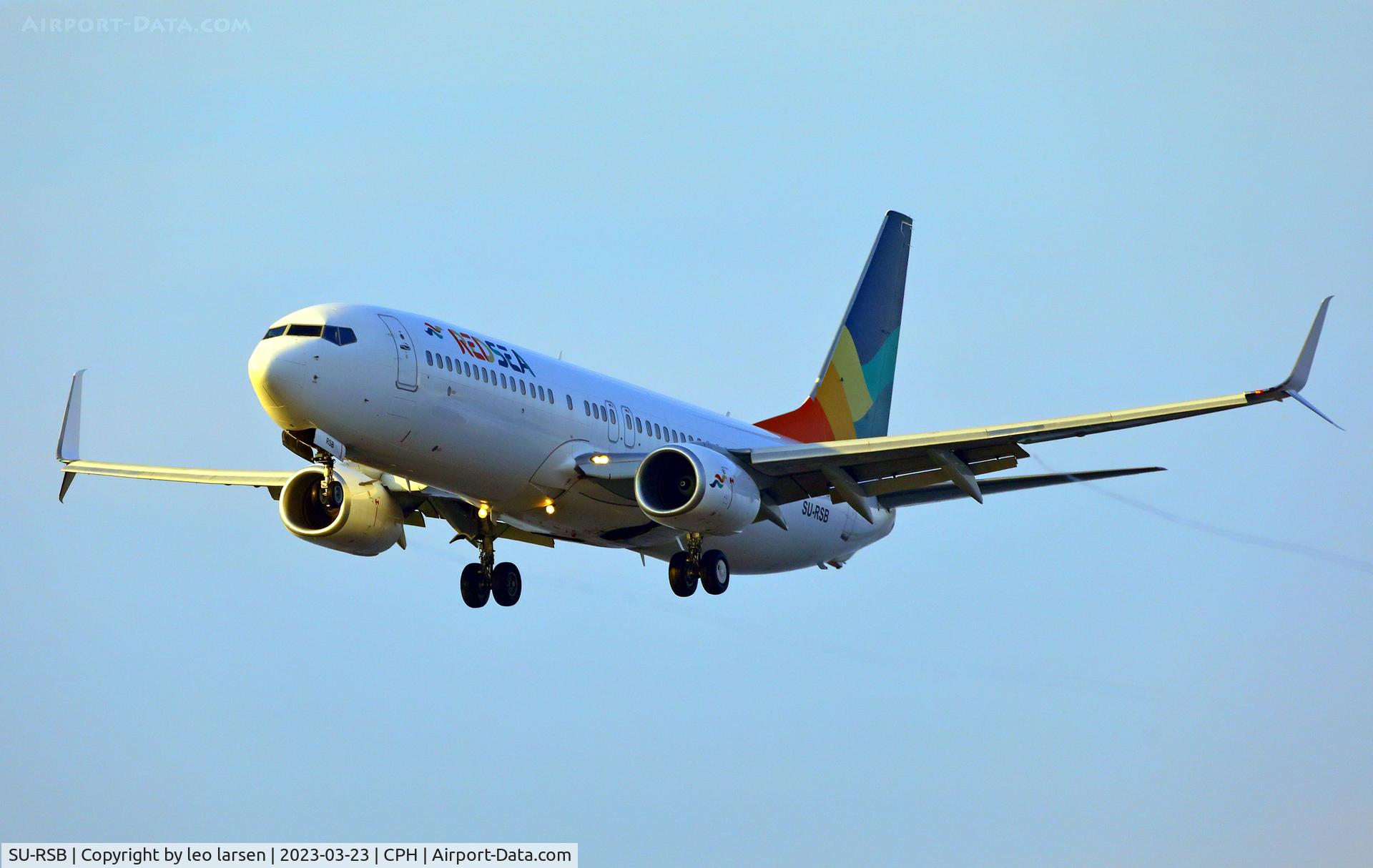 SU-RSB, 2006 Boeing 737-8Q8 C/N 29369, Copenhagen 19.3.2023