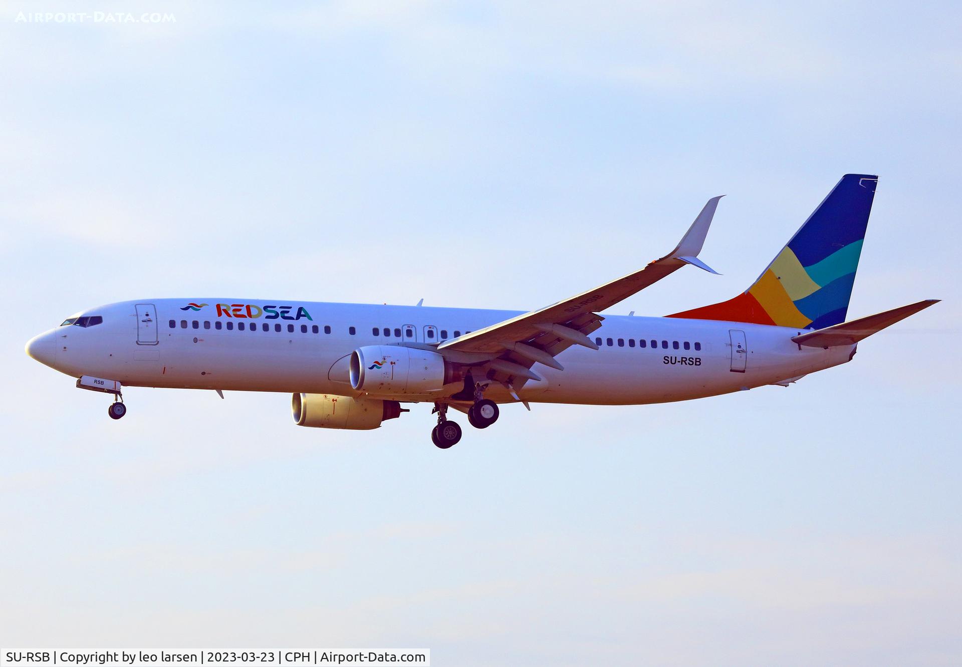 SU-RSB, 2006 Boeing 737-8Q8 C/N 29369, Copenhagen 19.3.2023