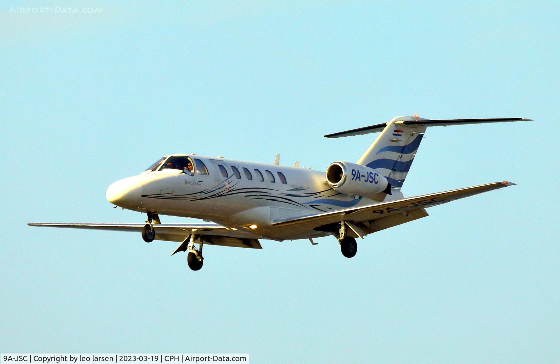 9A-JSC, 2001 Cessna 525A CitationJet CJ2 C/N 525A-0049, Copenhagen 19.3.2023