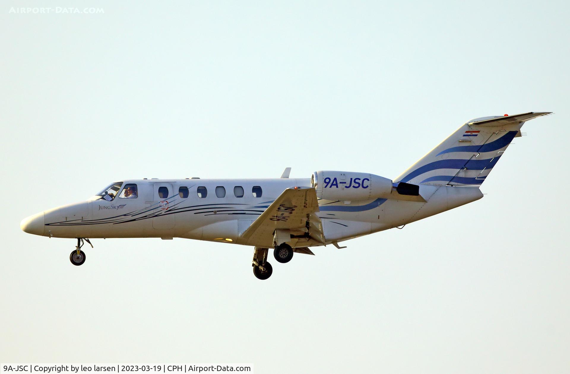 9A-JSC, 2001 Cessna 525A CitationJet CJ2 C/N 525A-0049, Copenhagen 19.3.2023