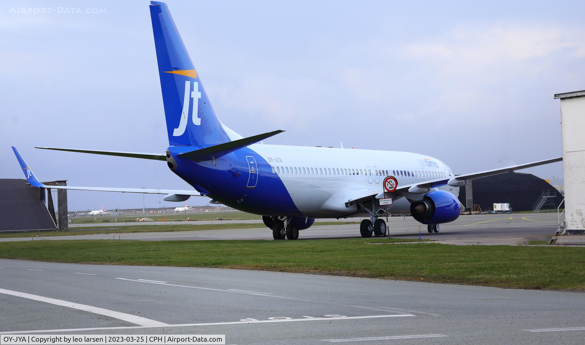 OY-JYA, 2012 Boeing 737-8KN C/N 40253, Copenhagen 25.3.2023