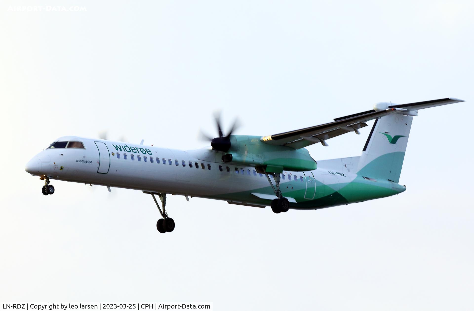 LN-RDZ, 2002 De Havilland Canada DHC-8-402Q Dash 8 C/N 4063, Copenhagen 25.3.2023