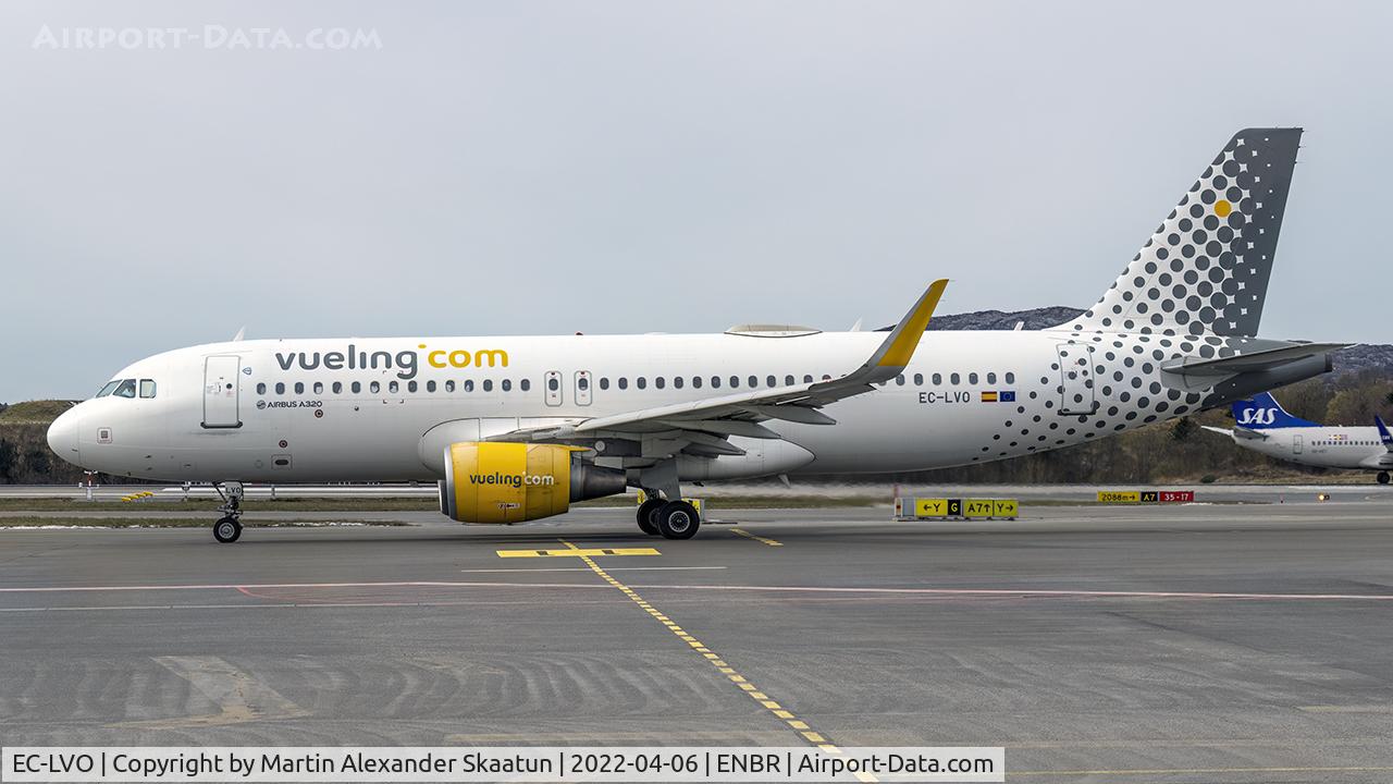 EC-LVO, 2013 Airbus A320-214 C/N 5533, Taxying in after parking.