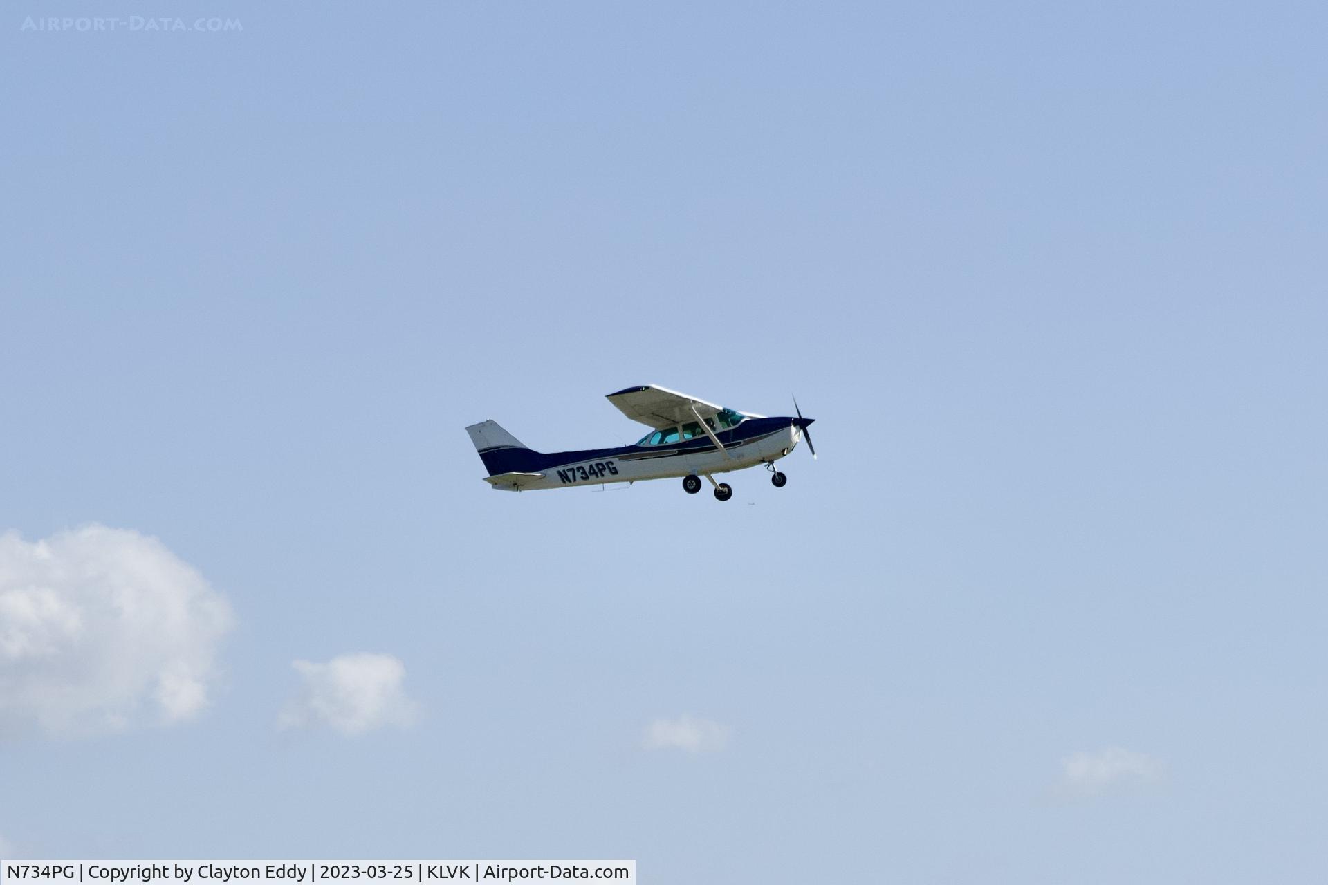 N734PG, 1977 Cessna 172N C/N 17269002, Livermore Airport in California 2023.
