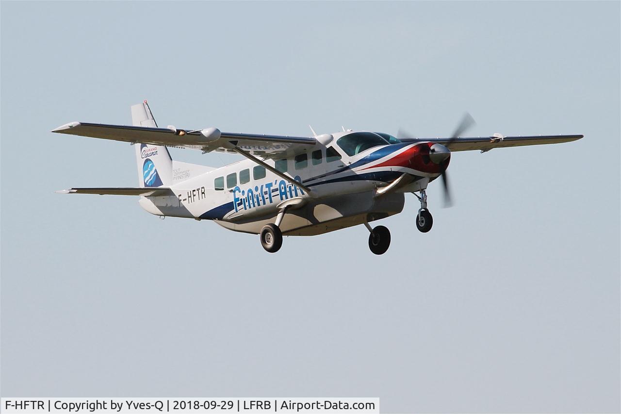 F-HFTR, 2008 Cessna 208B Grand Caravan C/N 208B-2041, Cessna 208B Grand Caravan, Take off rwy 07R, Brest-Guipavas Airport (LFRB-BES)