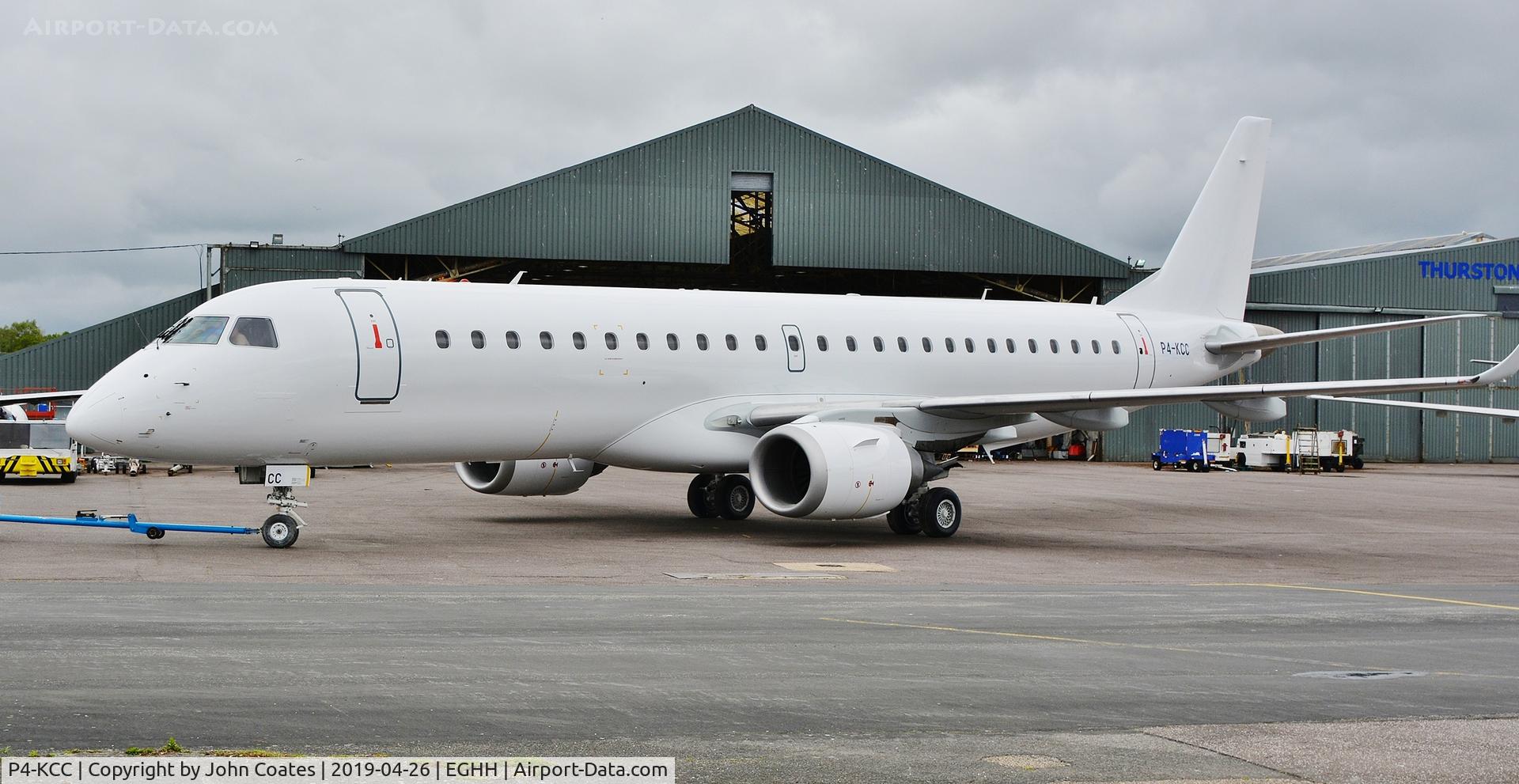 P4-KCC, 2011 Embraer ERJ-190LR C/N 19000418, At European Avn. prior delivery became 5Y-FFL and now stored