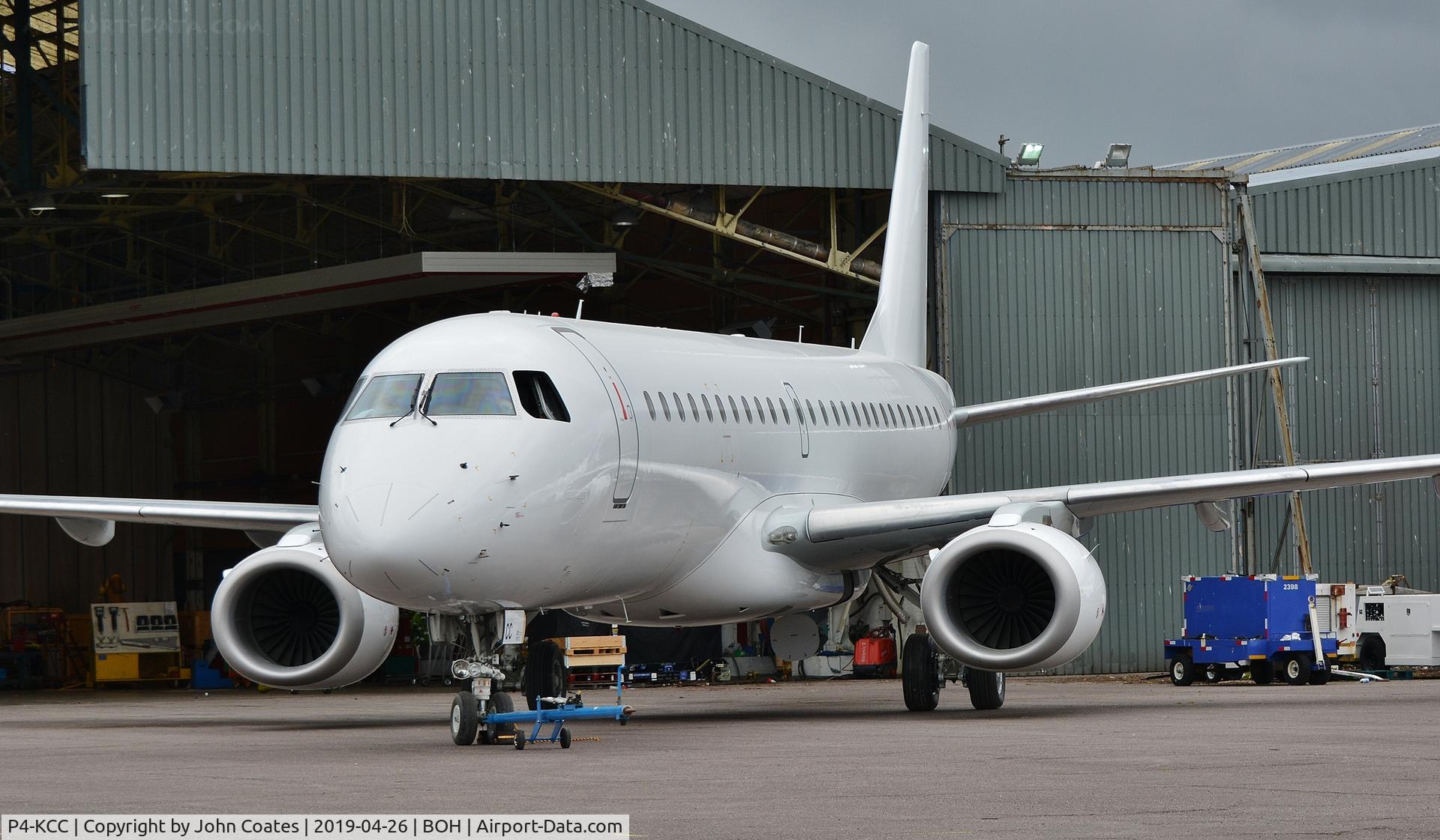 P4-KCC, 2011 Embraer ERJ-190LR C/N 19000418, At European Avn. prior delivery
