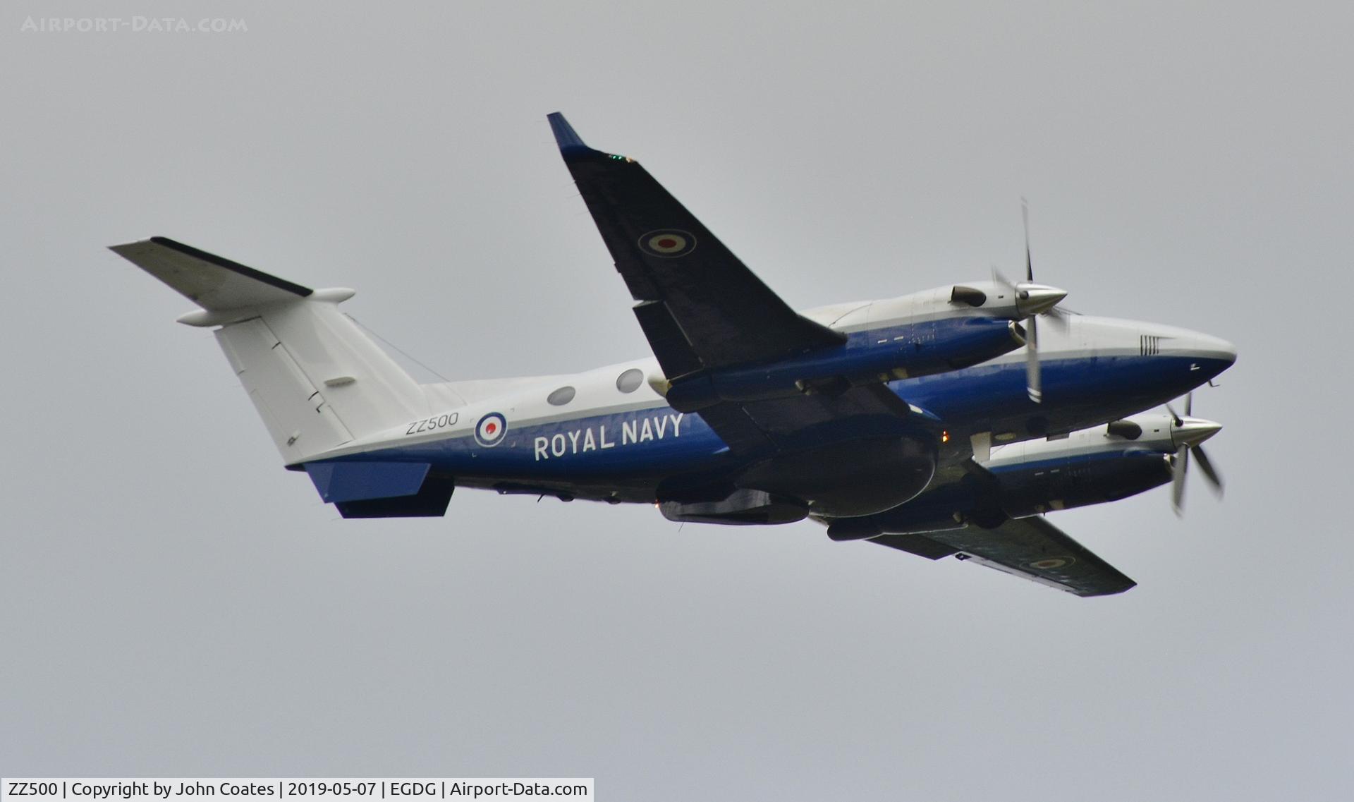 ZZ500, 2008 Hawker Beechcraft B350CER Avenger T1 C/N FL-597, Training