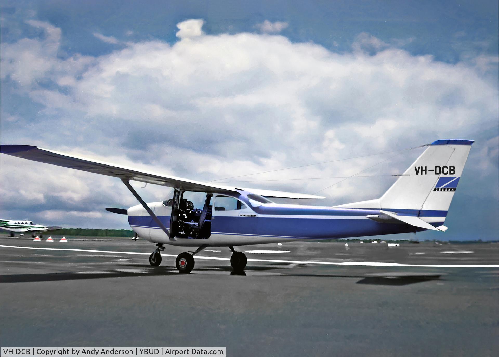 VH-DCB, 1966 Cessna 172H C/N 17255517, Bundaberg Aero Club - on the tarmac at Bundaberg 1972