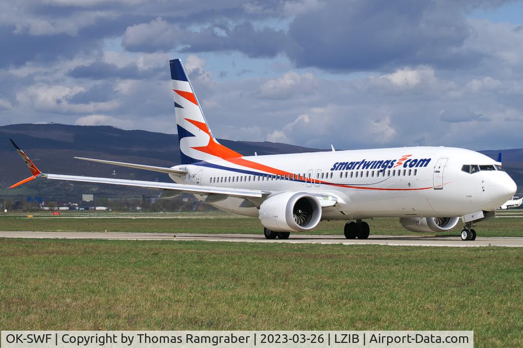 OK-SWF, 2018 Boeing 737-8 MAX C/N 60133, Smartwings Boeing 737-8 MAX