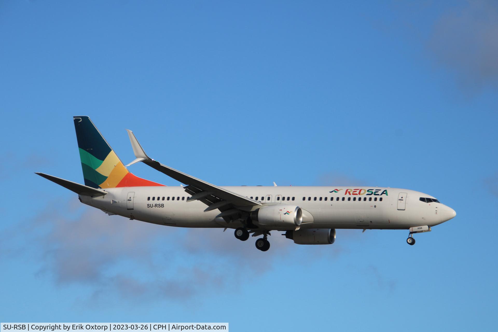 SU-RSB, 2006 Boeing 737-8Q8 C/N 29369, SU-RSB landing rw 22L
