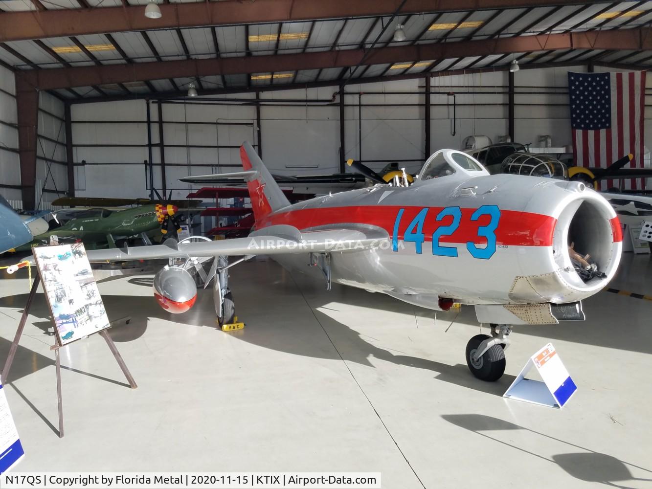N17QS, Shenyang F4 C/N 1C1423, Shenyang F4 Mig 15 zx
