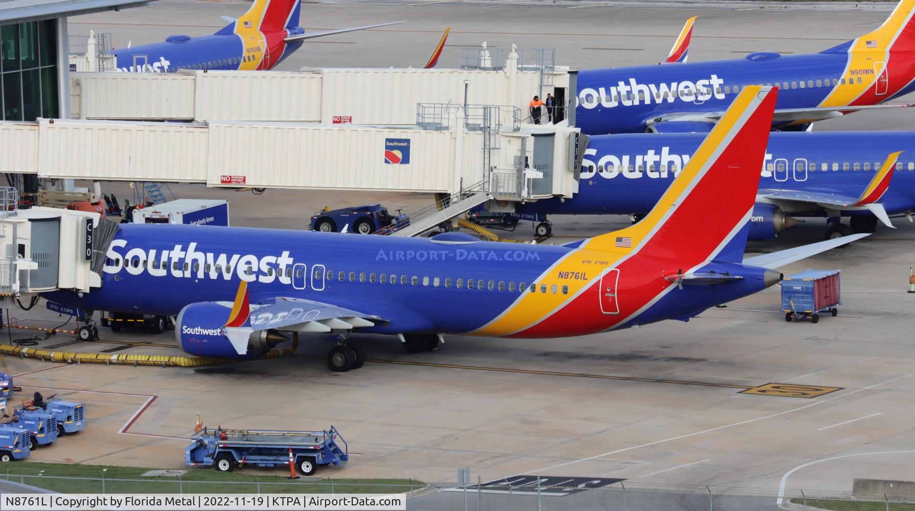 N8761L, 2022 Boeing 737-8 MAX C/N 67214/8274, TPA 2022