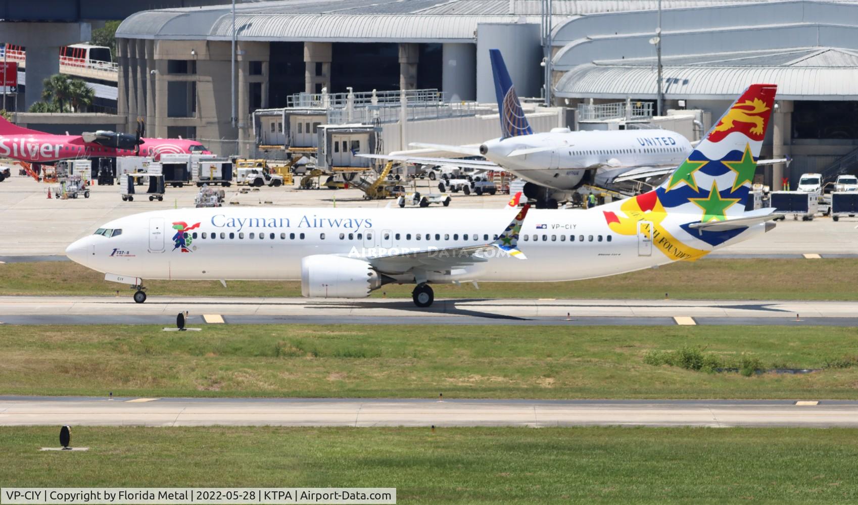 VP-CIY, 2021 Boeing 737-8 MAX C/N 43308/7785, TPA 2022