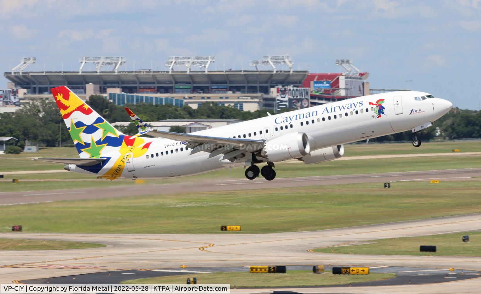 VP-CIY, 2021 Boeing 737-8 MAX C/N 43308/7785, TPA 2022