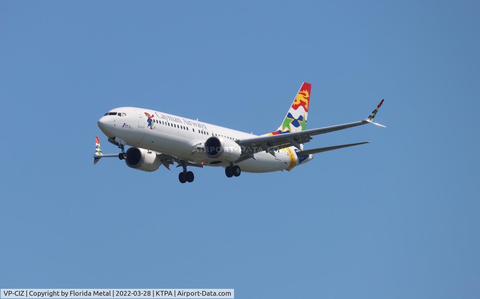 VP-CIZ, 2022 Boeing 737-8 MAX C/N 43336, TPA 2022