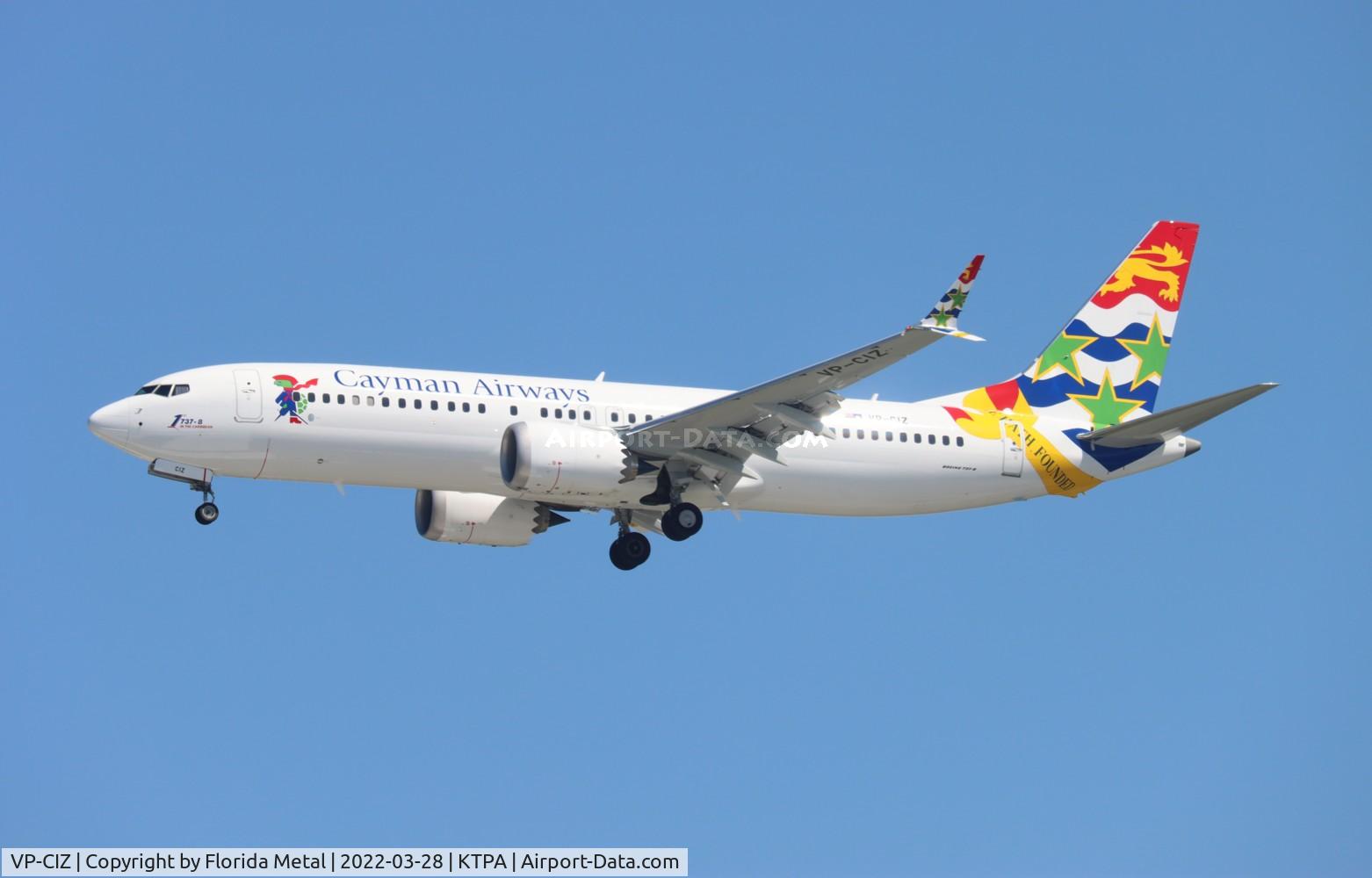 VP-CIZ, 2022 Boeing 737-8 MAX C/N 43336, Cayman 737-8 zx