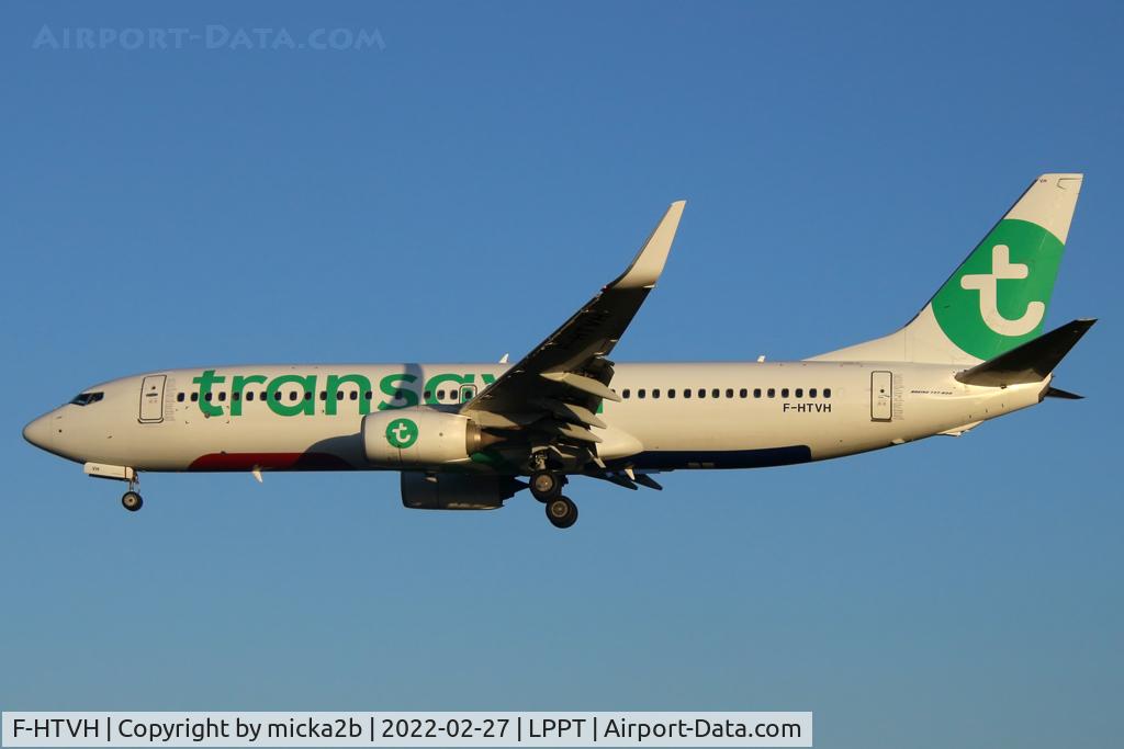 F-HTVH, Boeing 737-800 C/N 62163, Landing
