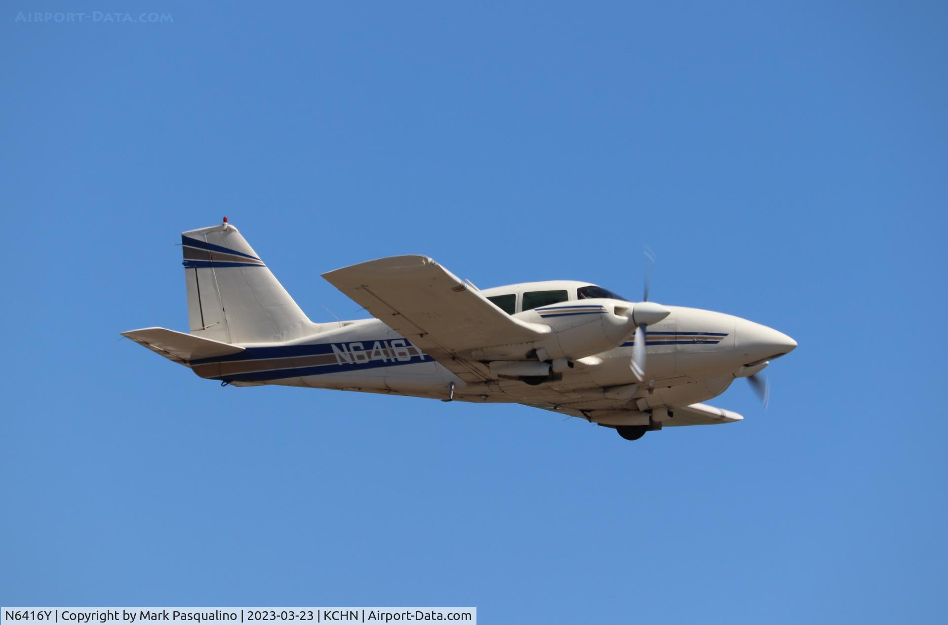 N6416Y, 1967 Piper PA-23-250 C/N 27-3708, Piper PA-23-250