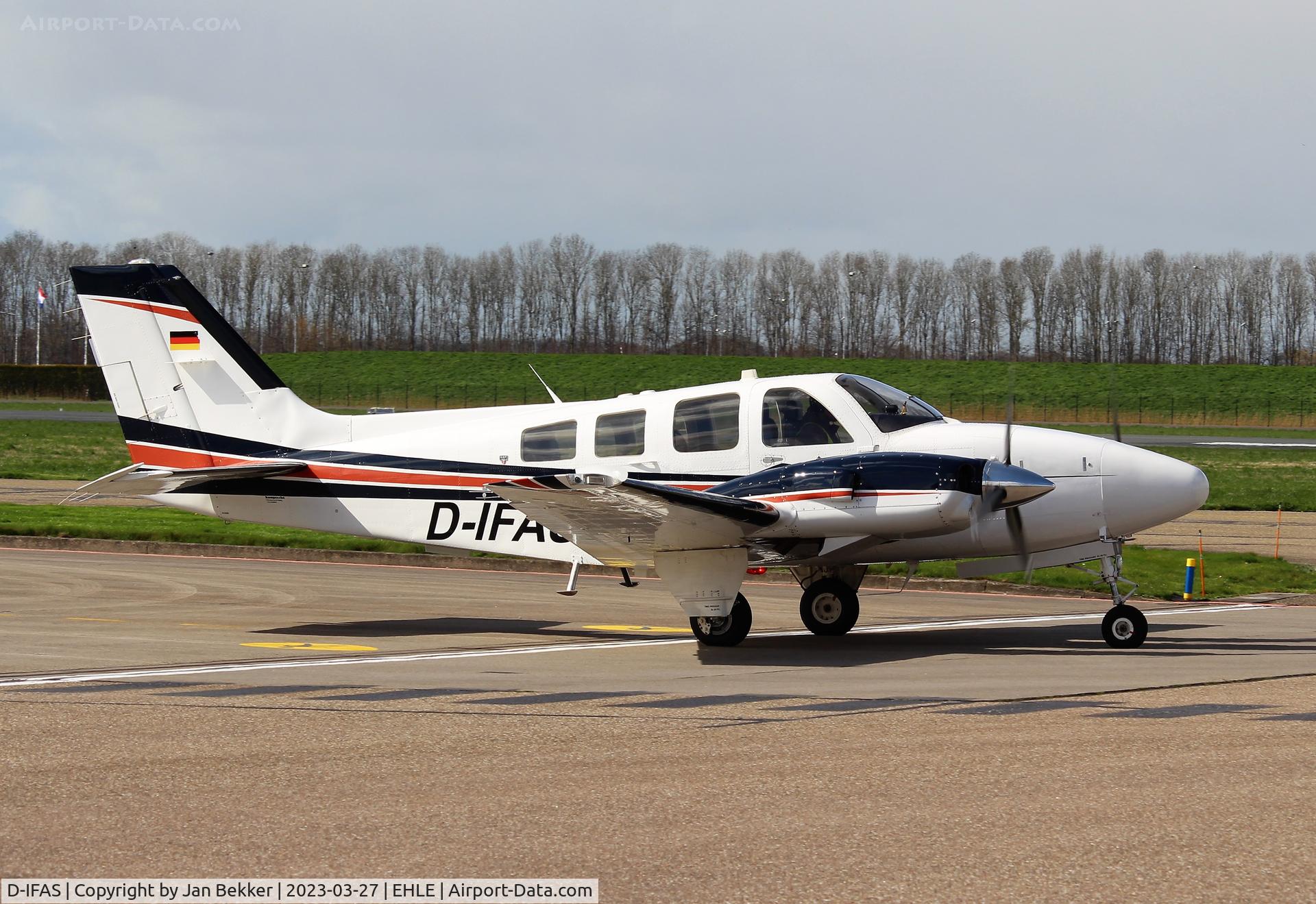 D-IFAS, Beech 58P Baron Baron C/N TJ-463, Lelystad Airport