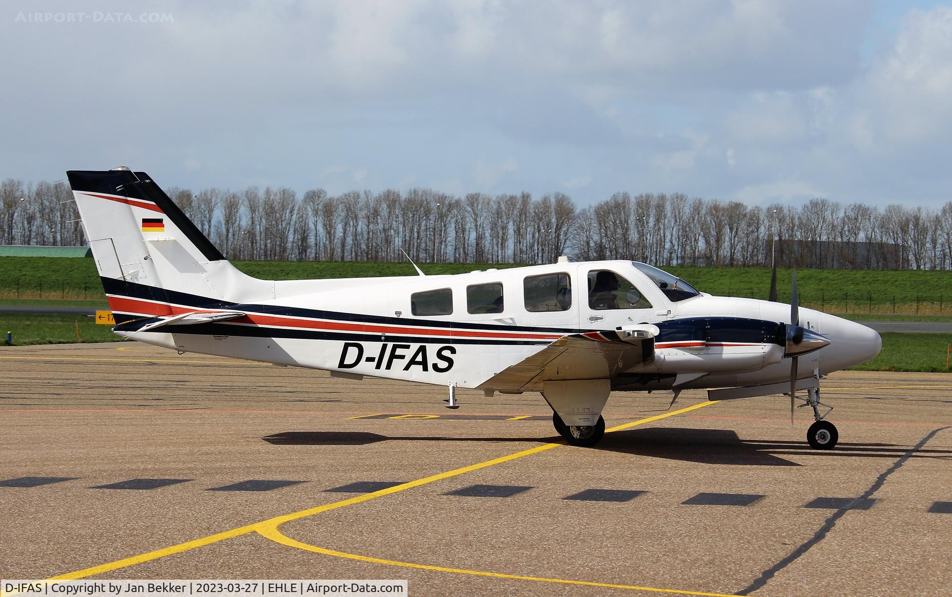 D-IFAS, Beech 58P Baron Baron C/N TJ-463, Lelystad Airport