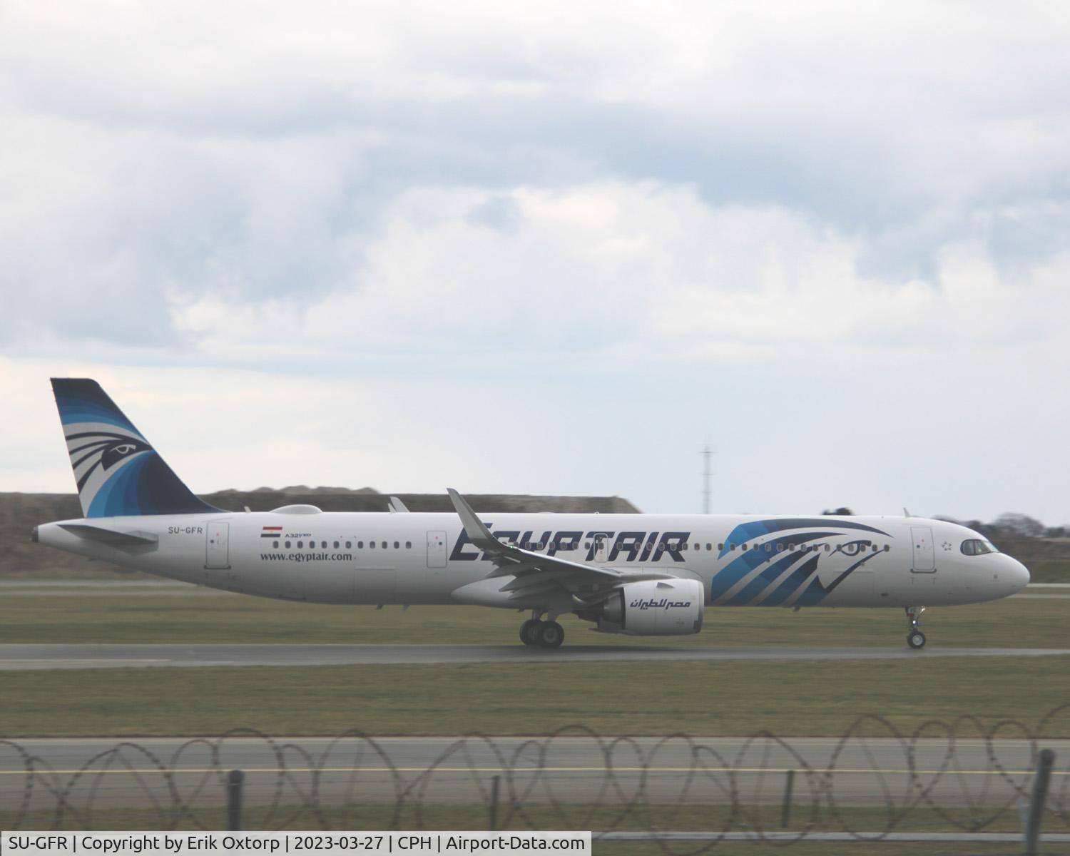 SU-GFR, 2022 Airbus A321-251NX C/N 11164, SU-GFR taking off rw 22R