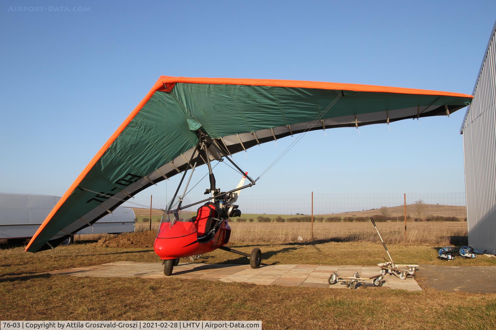 76-03, 2015 Halley Apollo C-17TN / Jet Star C/N 071107 / 111115, LHTV - Tótvázsony-Kövesgyürpuszta Airfield, Hungary