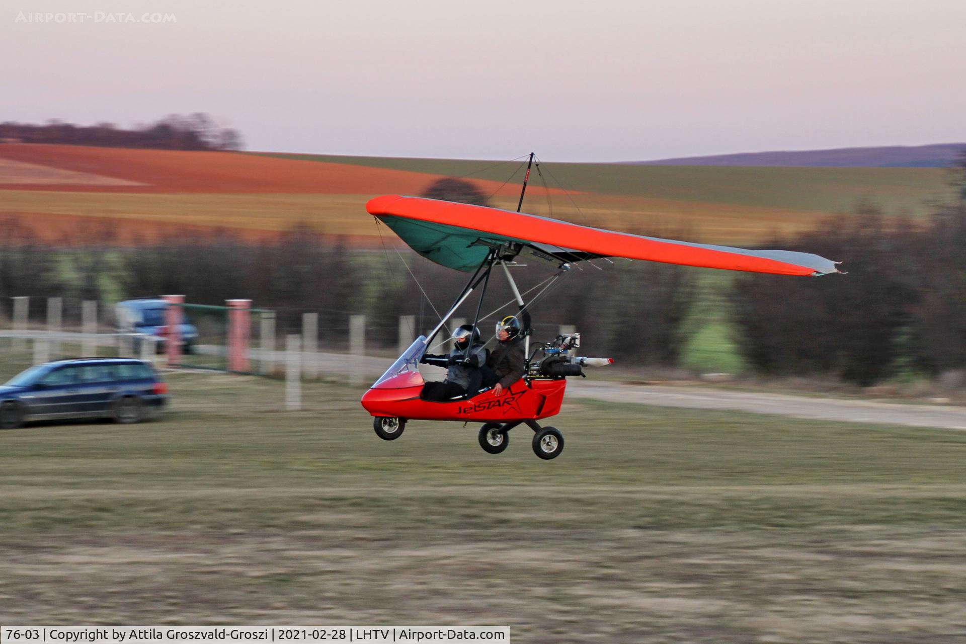 76-03, 2015 Halley Apollo C-17TN / Jet Star C/N 071107 / 111115, LHTV - Tótvázsony-Kövesgyürpuszta Airfield, Hungary