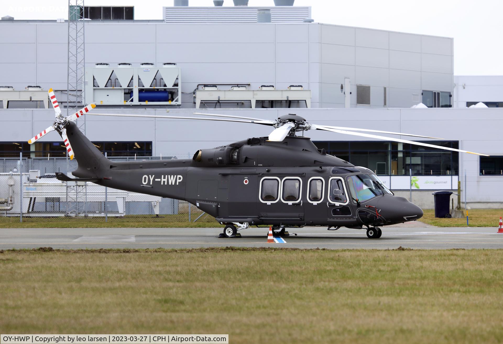 OY-HWP, 2016 AgustaWestland AW-139 C/N 31709, Copenhagen 27.3.2023