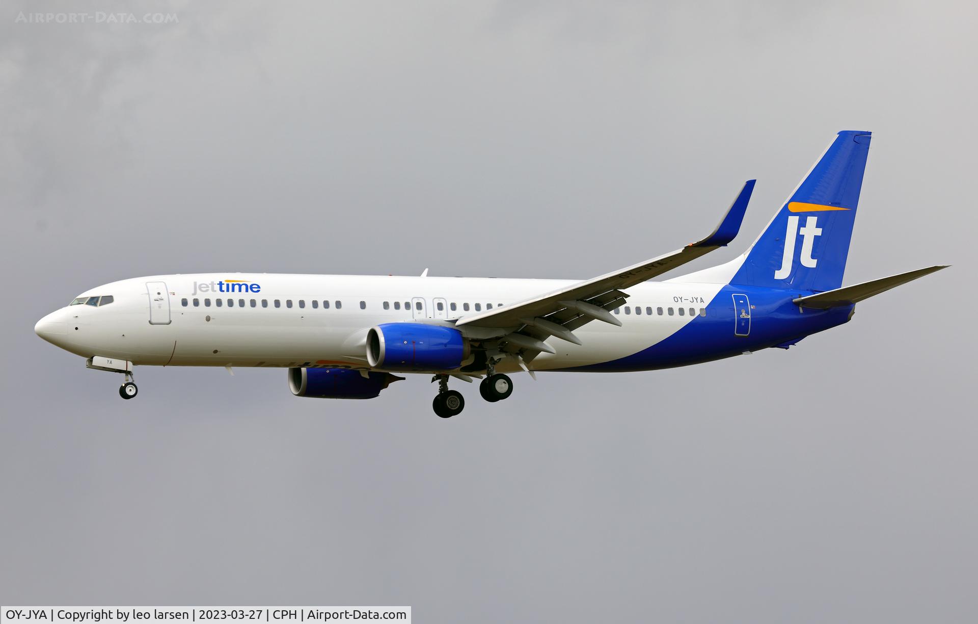OY-JYA, 2012 Boeing 737-8KN C/N 40253, Copenhagen 27.3.2023