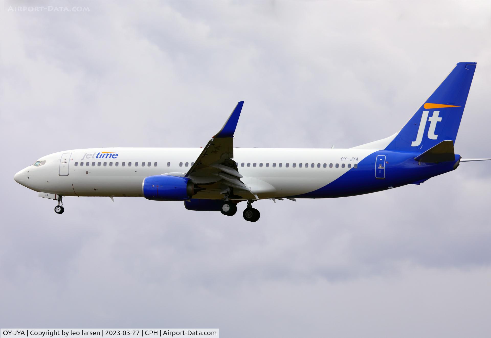 OY-JYA, 2012 Boeing 737-8KN C/N 40253, Copenhagen 27.3.2023