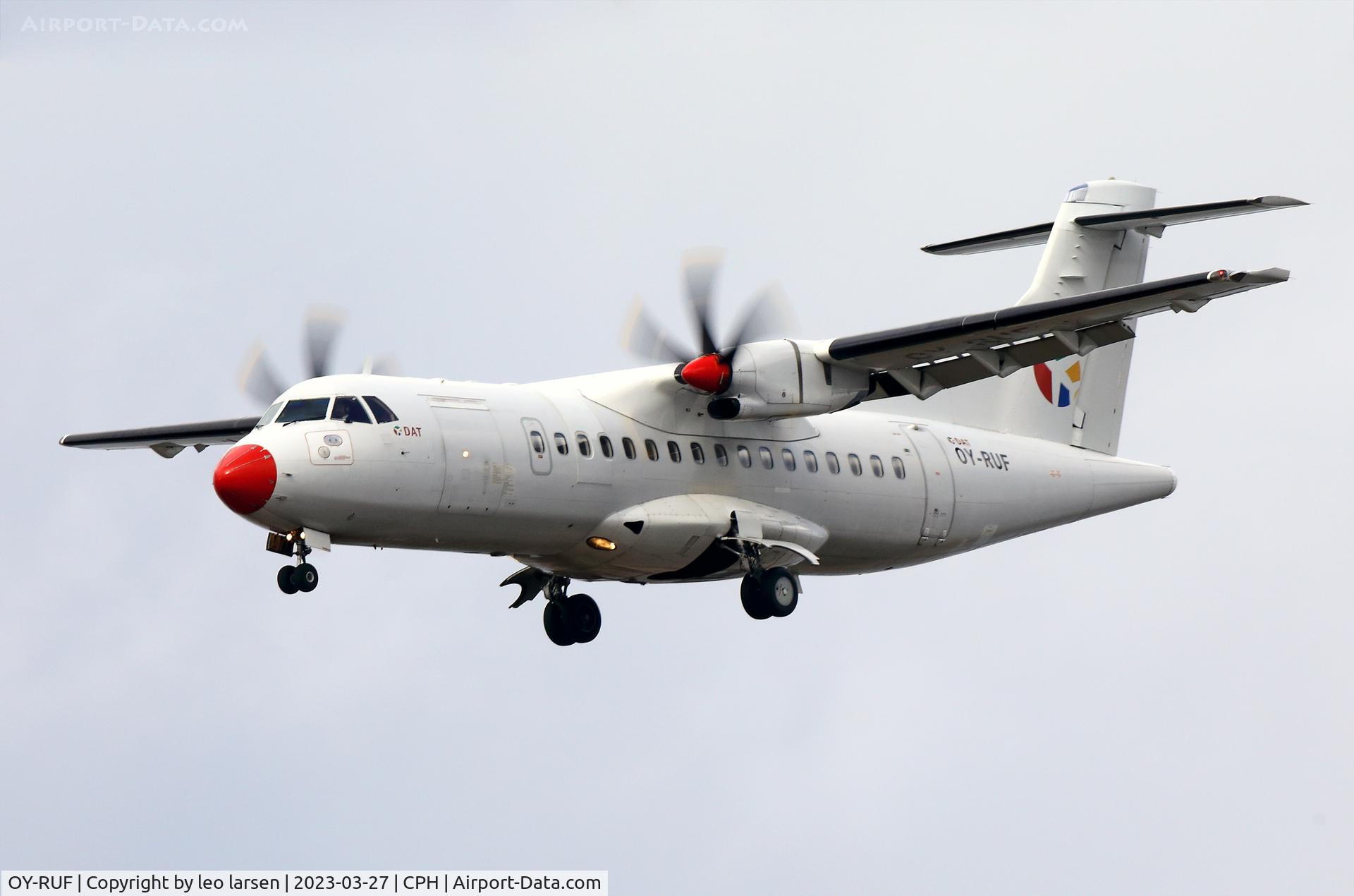 OY-RUF, 1997 ATR 42-500 C/N 515, Copenhagen 27.3.2023