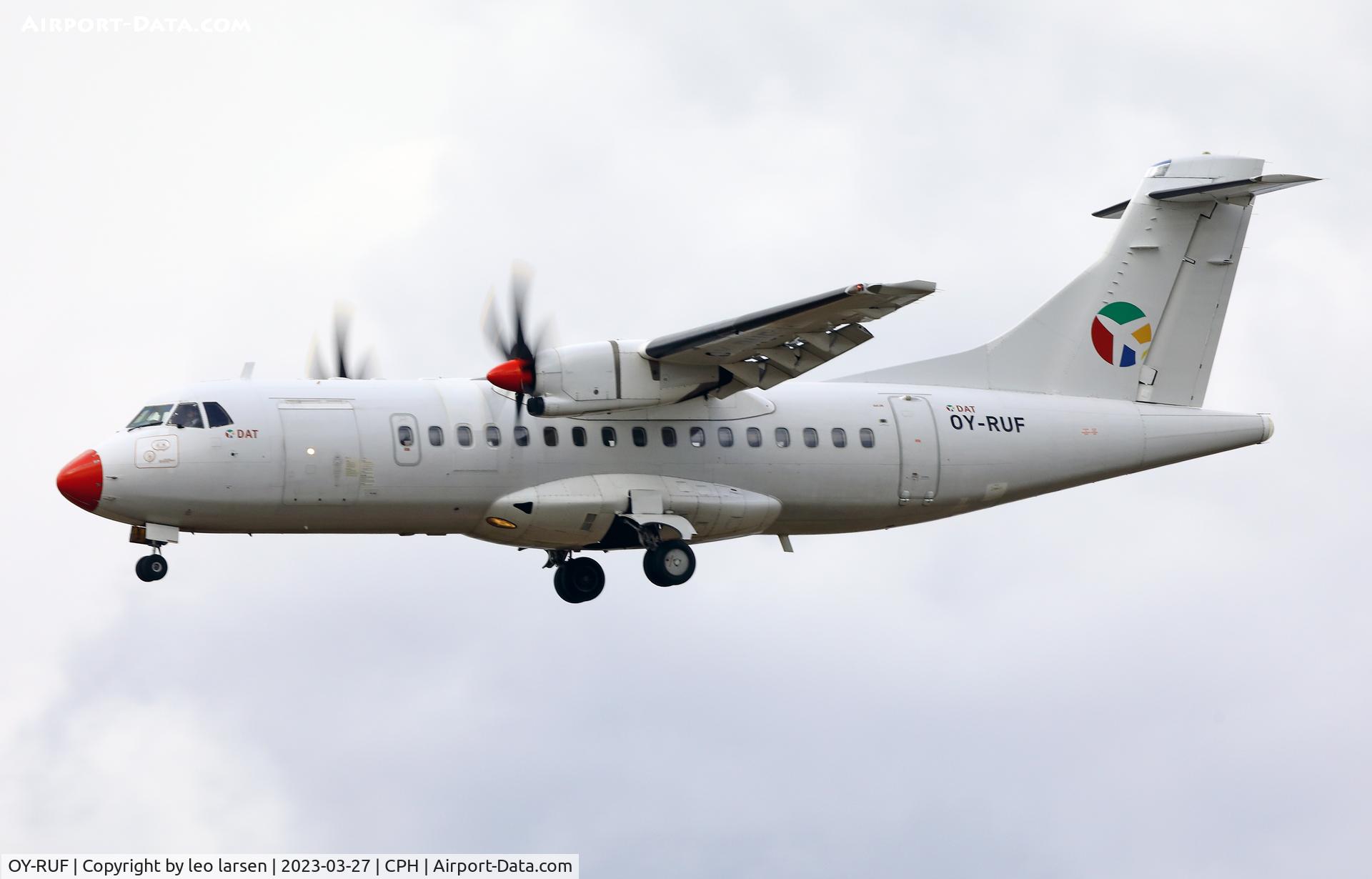OY-RUF, 1997 ATR 42-500 C/N 515, Copenhagen 27.3.2023