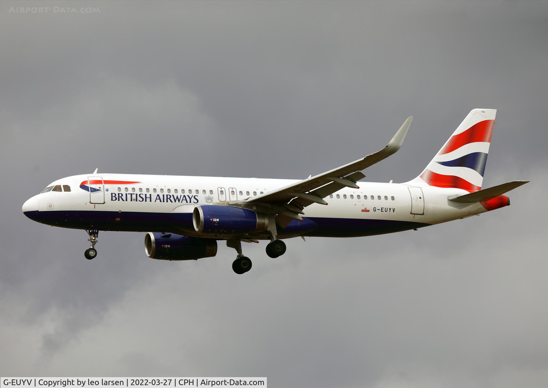 G-EUYV, 2014 Airbus A320-232 C/N 6091, Copenhagen 27.3.2023