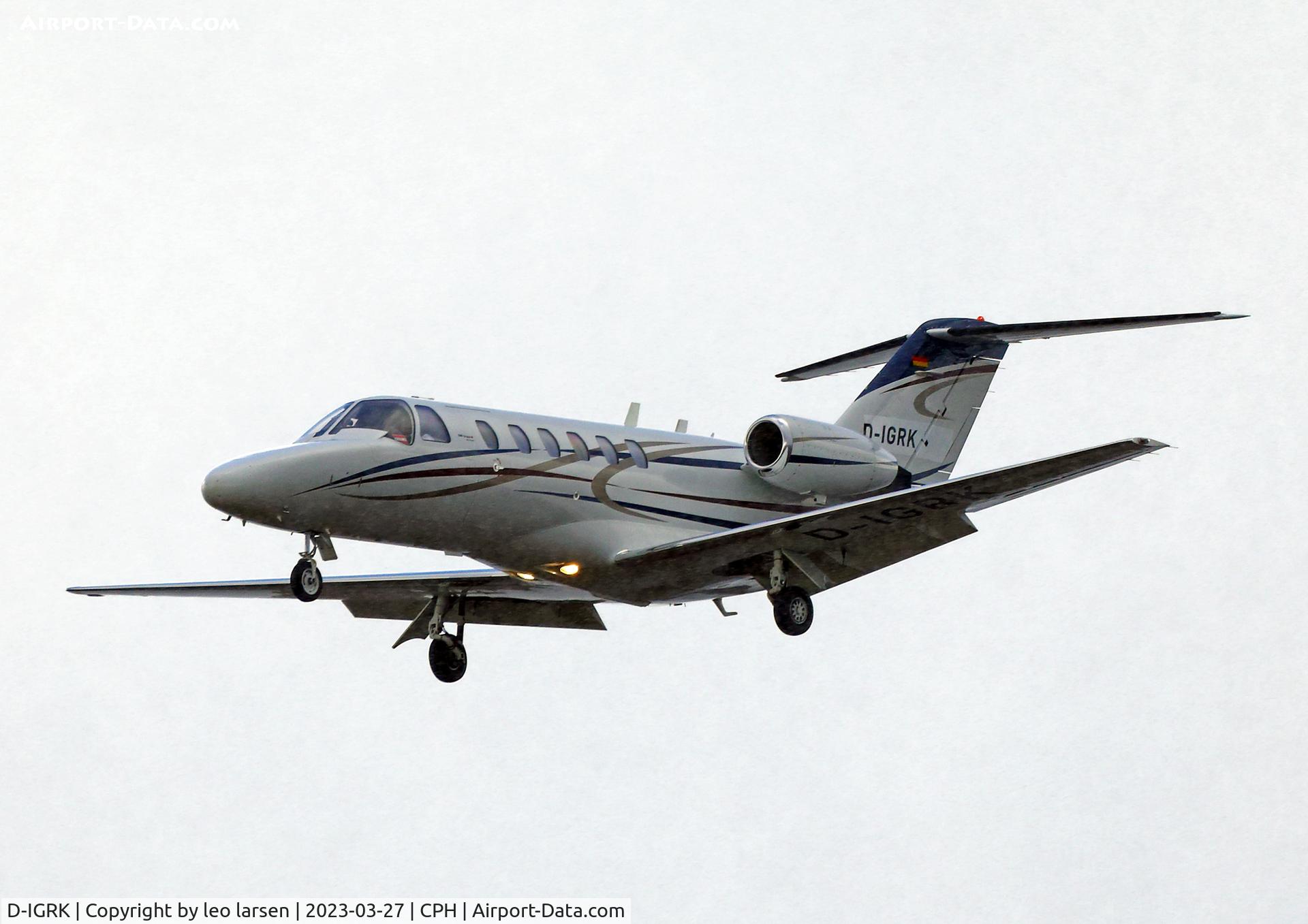 D-IGRK, 2004 Cessna 525A CitationJet CJ2 C/N 525A0220, Copenhagen 27.3.2023