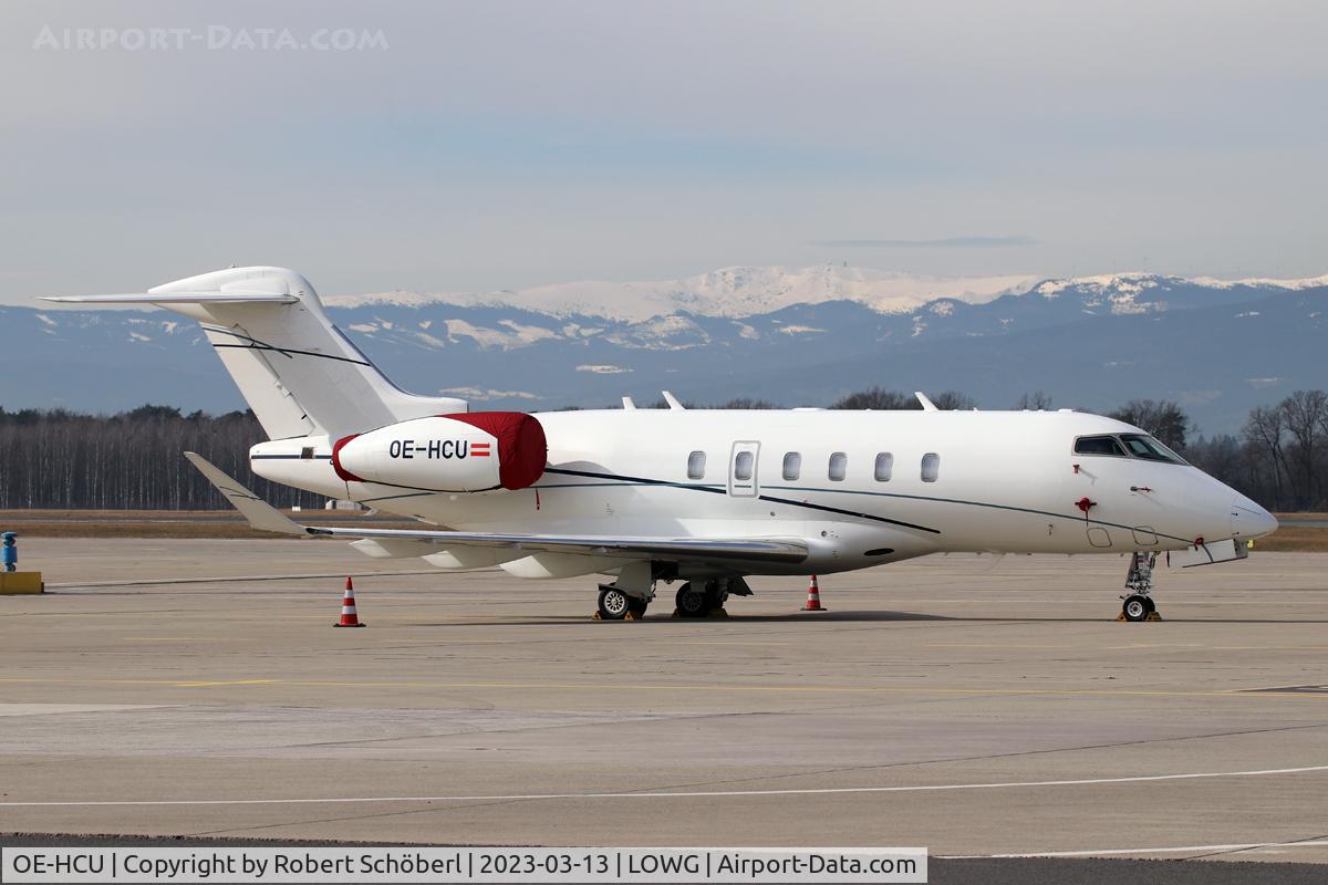 OE-HCU, 2021 Bombardier BD-100-1A10 Challenger 350 C/N 20878, OE-HCU @ LOWG 2023