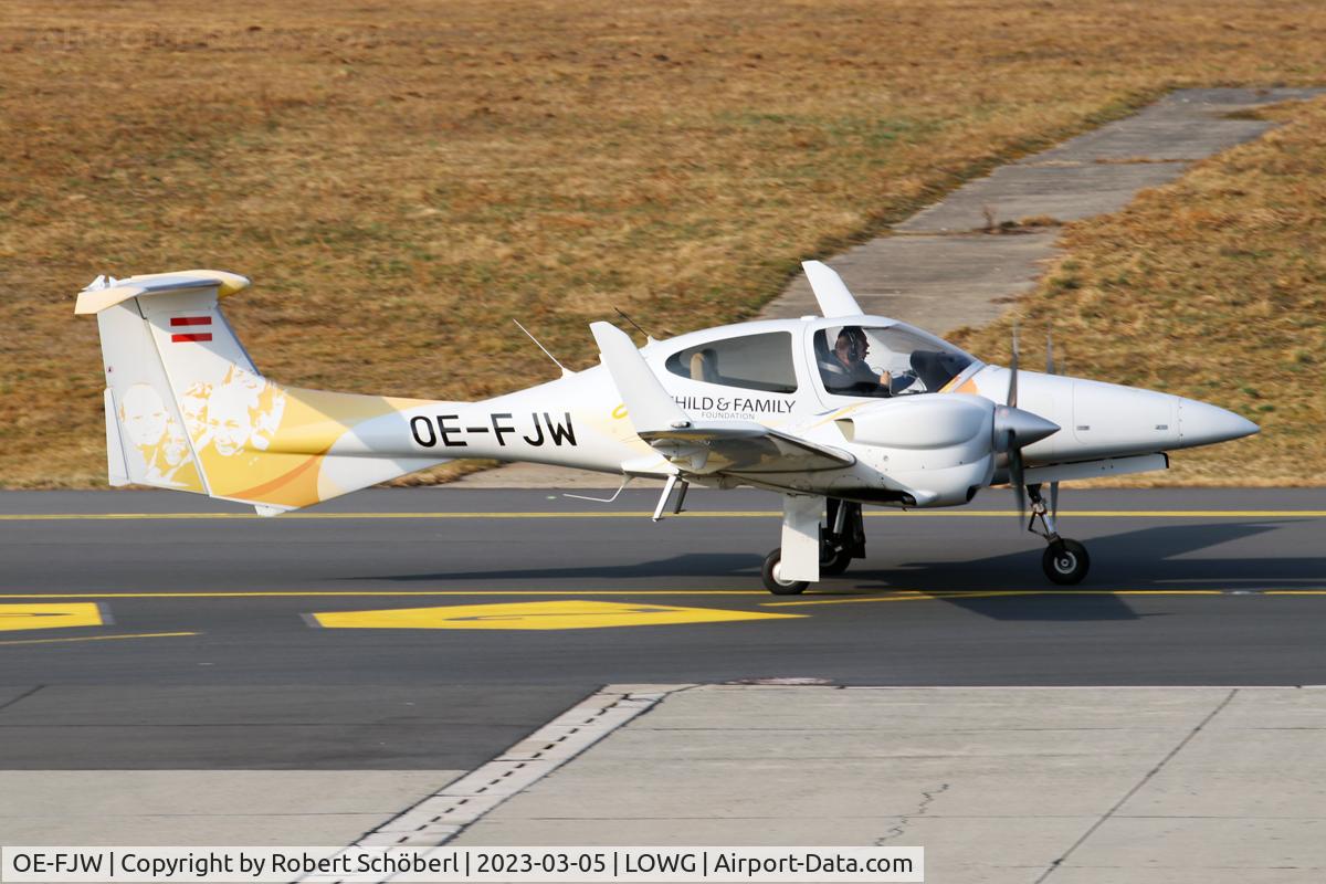OE-FJW, Diamond DA-42M-NG Twin Star C/N 42.MN118, OE-FJW @ LOWG 2023