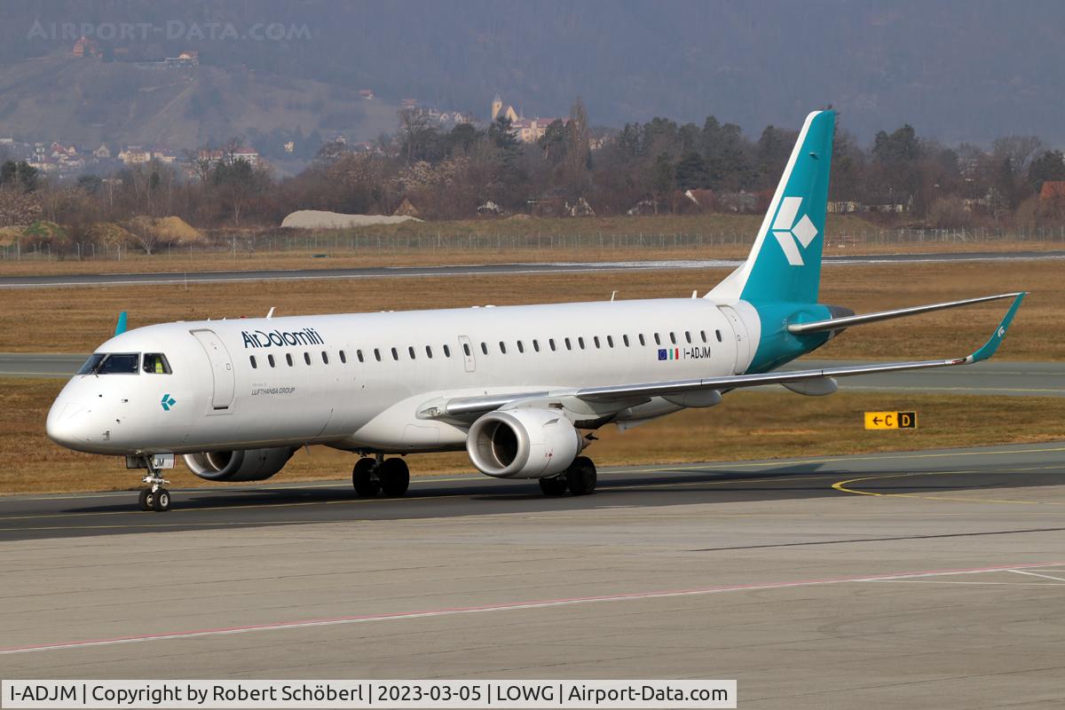I-ADJM, 2009 Embraer 195LR (ERJ-190-200LR) C/N 19000258, I-ADJM @ LOWG 2023