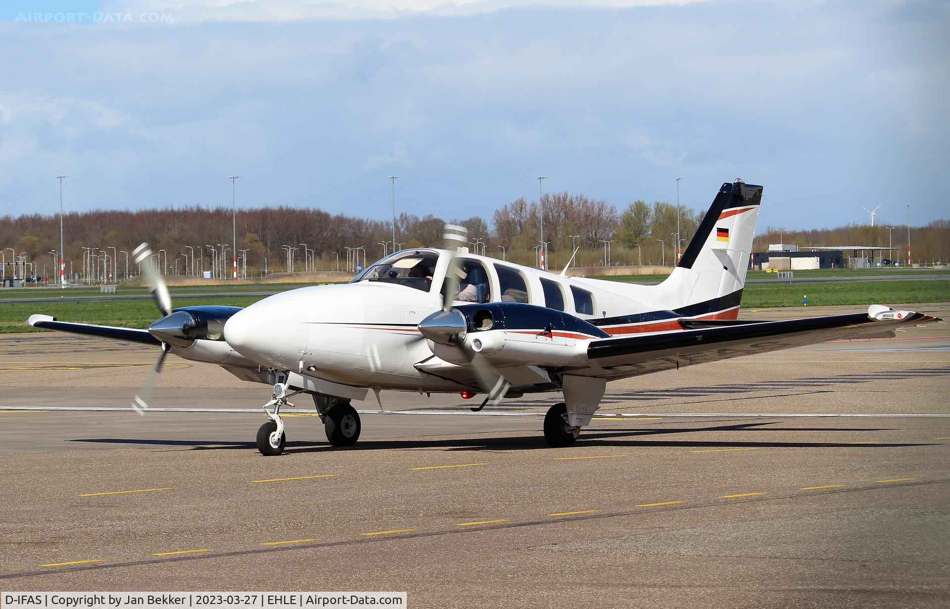 D-IFAS, Beech 58P Baron Baron C/N TJ-463, Lelystad Airport