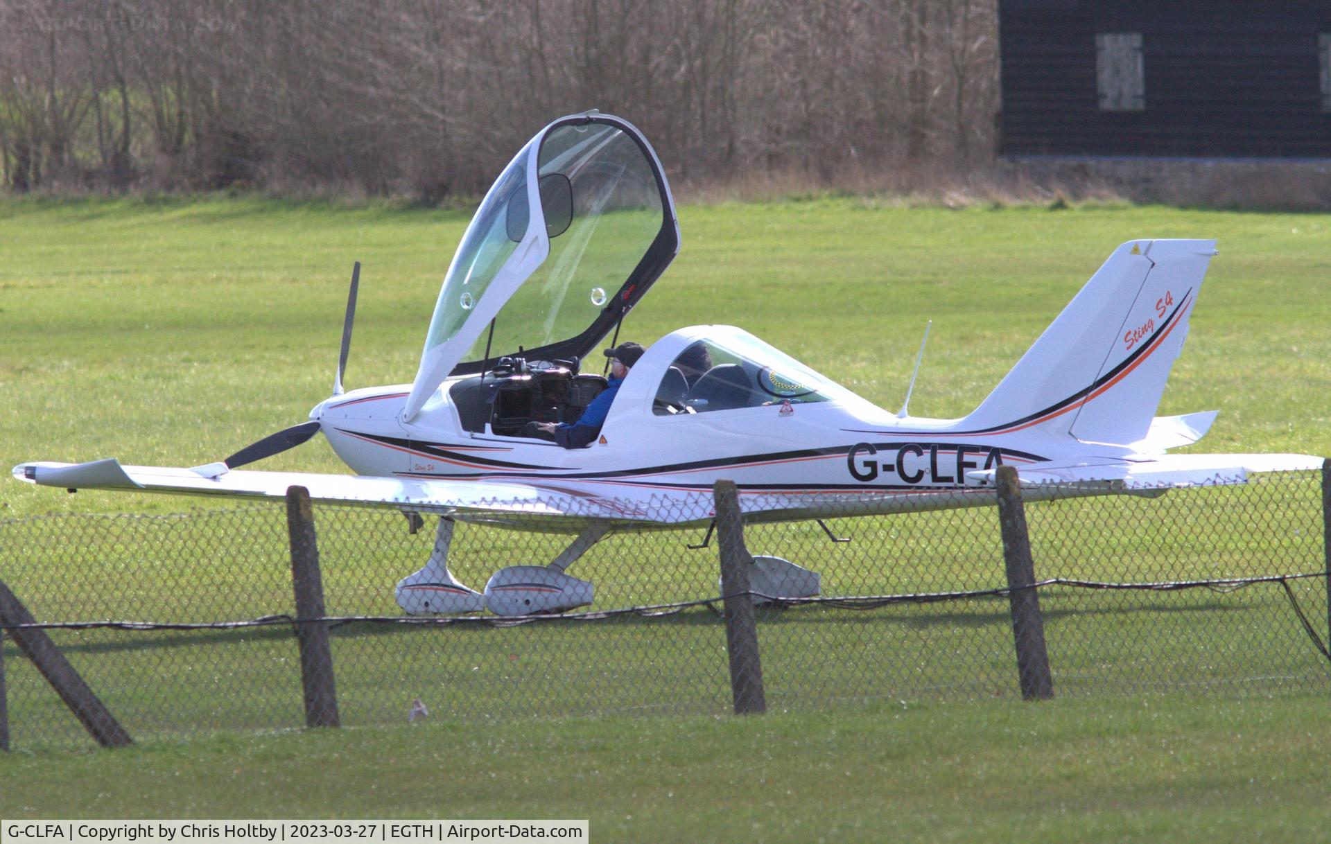 G-CLFA, 2019 TL Ultralight TL-2000UK Sting Carbon S4 C/N LAA 347A-15613, Just landed and parked at Old Warden.