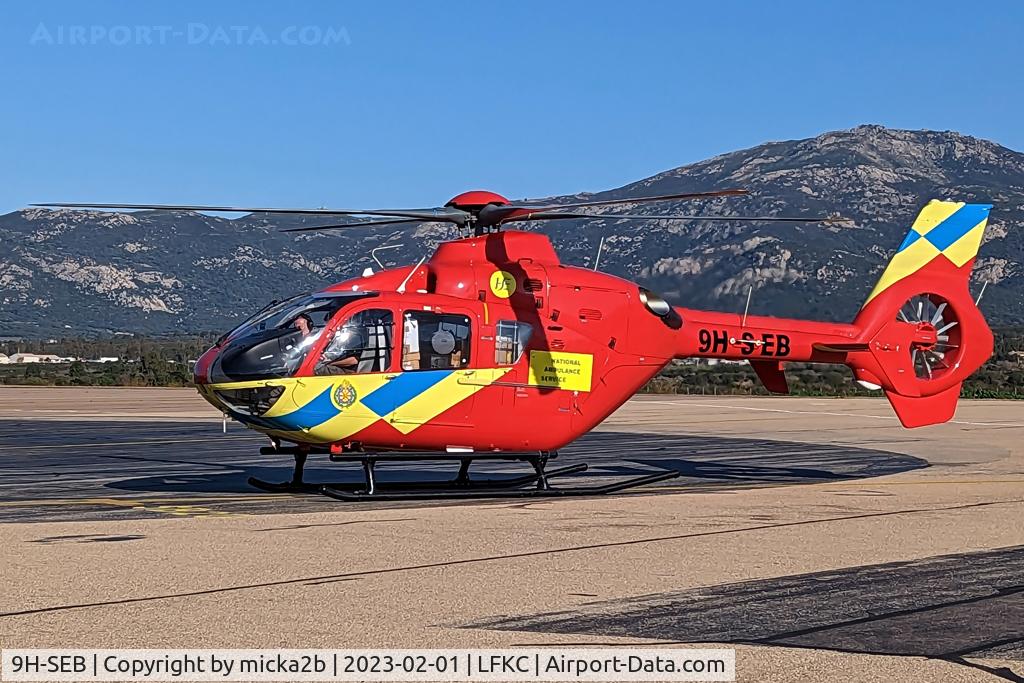 9H-SEB, 2001 Eurocopter EC-135T-2 C/N 0175, Parked